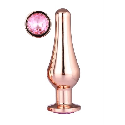 GLEAMING LOVE ROSE GOLD PLEASURE PLUG L GLEAMING LOVE ROSE GOLD PLEASURE PLUG L