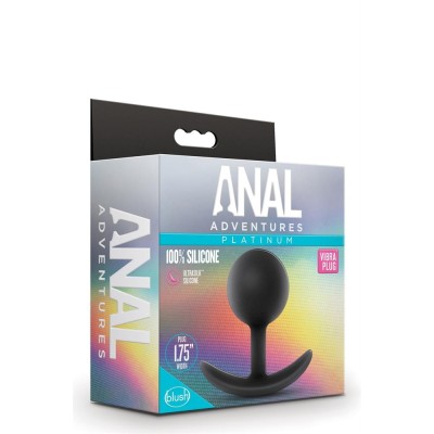 ANAL ADVENTURES PLATINUM VIBRA PLUG ANAL ADVENTURES PLATINUM VIBRA PLUG