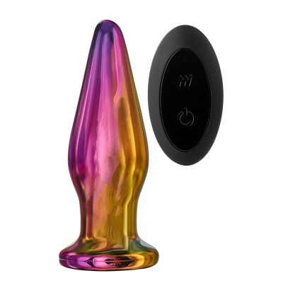 GLAMOUR GLASS REMOTE VIBE TAPERED PLUG GLAMOUR GLASS REMOTE VIBE TAPERED PLUG