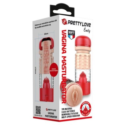 Pretty Love Emily Masturbator Red Pretty Love Emily Masturbator Red