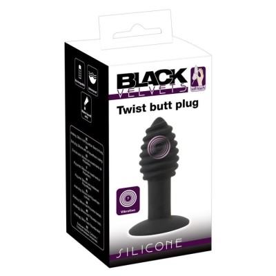 Black Velvets Twist butt plug Black Velvets Twist butt plug