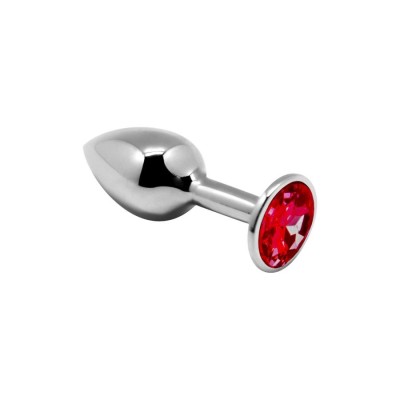 Mini Metal Butt Plug S - Red Mini Metal Butt Plug S - Red