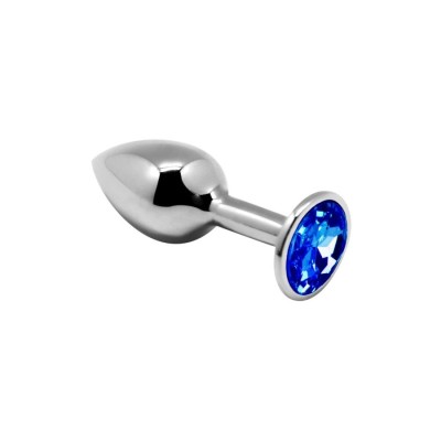 Mini Metal Butt Plug S - Blue Mini Metal Butt Plug S - Blue