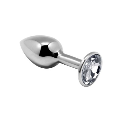 Mini Metal Butt Plug M - White Mini Metal Butt Plug M - White