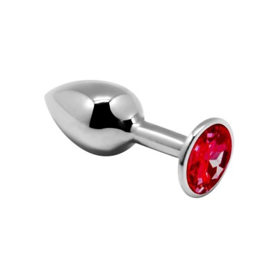 Mini Metal Butt Plug M - Red Mini Metal Butt Plug M - Red