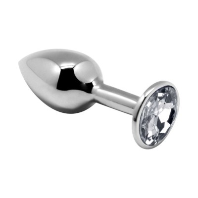 Mini Metal Butt Plug L - White Mini Metal Butt Plug L - White