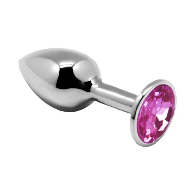 Mini Metal Butt Plug L - Pink Mini Metal Butt Plug L - Pink