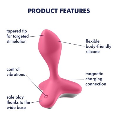 SATISFYER GAME CHANGER ANAL VIBRATOR PIN SATISFYER GAME CHANGER ANAL VIBRATOR PIN