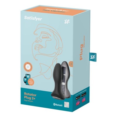 SATISFYER ROTATOR PLUG 2+ NERO SATISFYER ROTATOR PLUG 2+ NERO