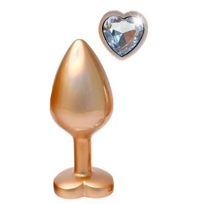 GLEAMING LOVE PEARL GOLD PLUG MEDIUM GLEAMING LOVE PEARL GOLD PLUG MEDIUM