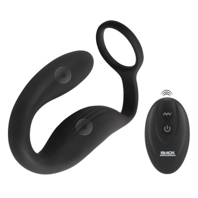 Black Velvets Cock ring w butt Black Velvets Cock ring w butt