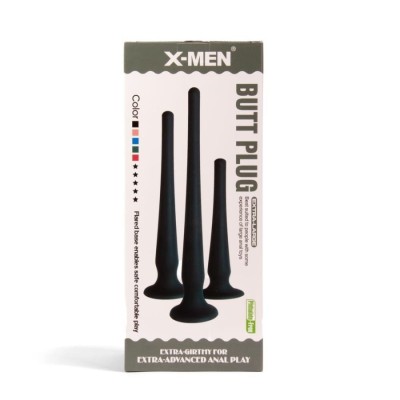 X-MEN Butt Plug Size S Black X-MEN Butt Plug Size S Black