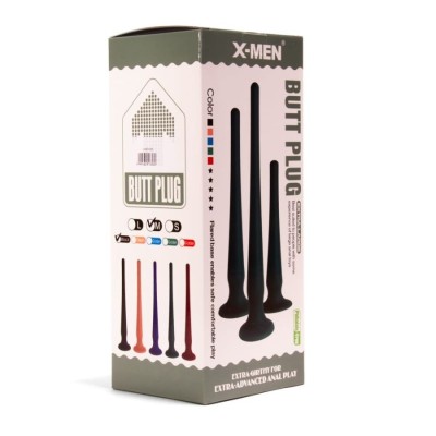 X-MEN Butt Plug Size M Black X-MEN Butt Plug Size M Black