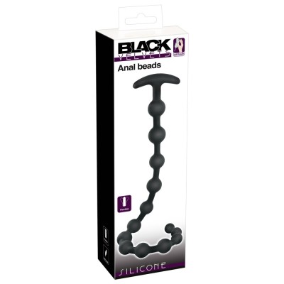 Black Velvets Anal Beads Silic Black Velvets Anal Beads Silic
