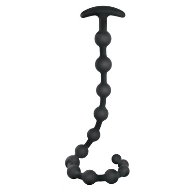 NMC 19 INCH RIBBED SILICONE ANAL BEADS B NMC 19 INCH RIBBED SILICONE ANAL BEADS B