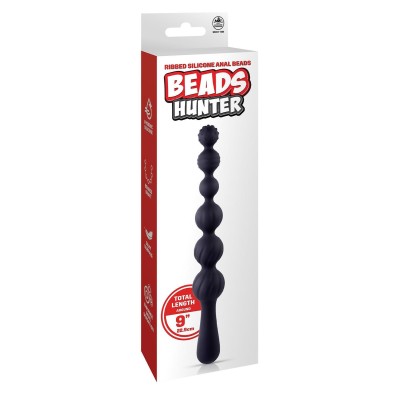 NMC 9 INCH RIBBED SILICONE ANAL BALL BEA NMC 9 INCH RIBBED SILICONE ANAL BALL BEA