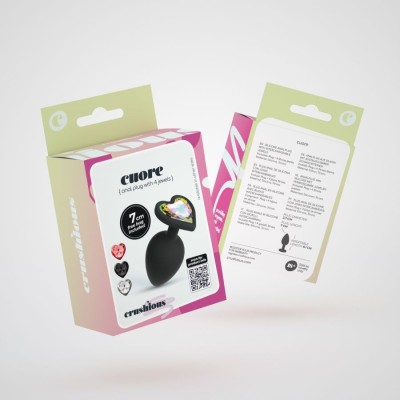 CUORE PLUG ANALE PICCOLO CON 4 GIOIELLI CUORE PLUG ANALE PICCOLO CON 4 GIOIELLI