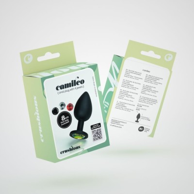 CAMILEO PLUG ANALE MEDIO CON 4 GIOIELLI CAMILEO PLUG ANALE MEDIO CON 4 GIOIELLI