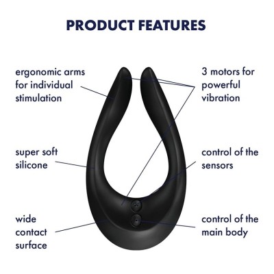 SATISFYER ENDLESS JOY - Black SATISFYER ENDLESS JOY - Black