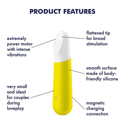 SATISFYER Ultra Power Bullet 4 - Yellow SATISFYER Ultra Power Bullet 4 - Yellow