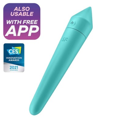SATISFYER Ultra Power Bullet 8-Turquoise SATISFYER Ultra Power Bullet 8-Turquoise