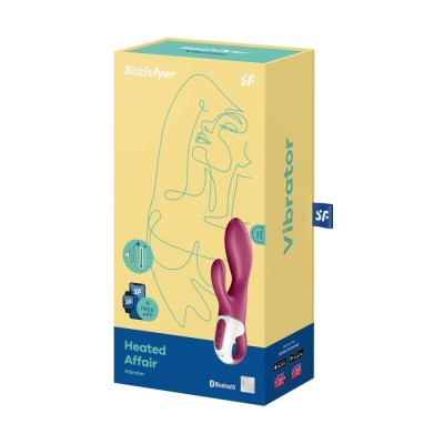 SATISFYER HEATED AFFAIR VIBRATOR WITH AP SATISFYER HEATED AFFAIR VIBRATOR WITH AP