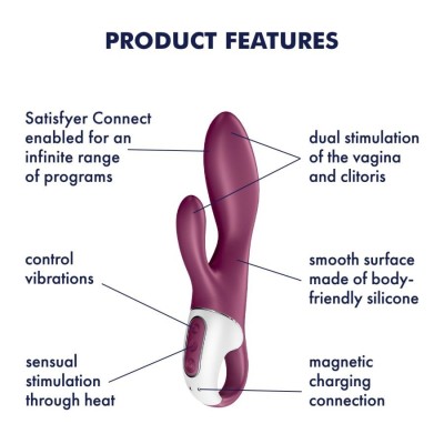 SATISFYER HEATED AFFAIR VIBRATOR WITH AP SATISFYER HEATED AFFAIR VIBRATOR WITH AP