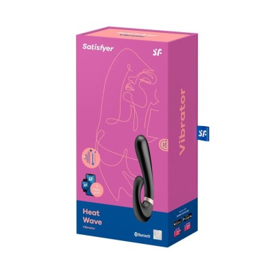 SATISFYER HEAT WAVE VIBRATOR WITH APP BL SATISFYER HEAT WAVE VIBRATOR WITH APP BL