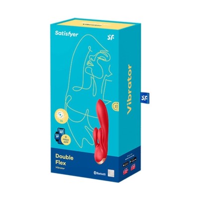 SATISFYER DOUBLE FLEX VIBRATOR WITH APP SATISFYER DOUBLE FLEX VIBRATOR WITH APP