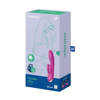 SATISFYER DOUBLE FLEX VIBRATOR WITH APP SATISFYER DOUBLE FLEX VIBRATOR WITH APP