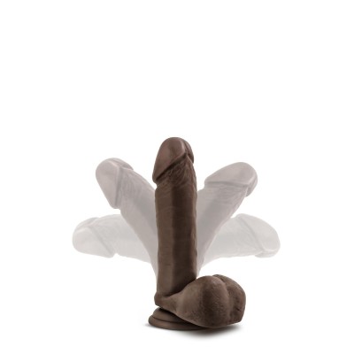 DR. SKIN PLUS 8 INCH POSABLE DILDO WITH DR. SKIN PLUS 8 INCH POSABLE DILDO WITH