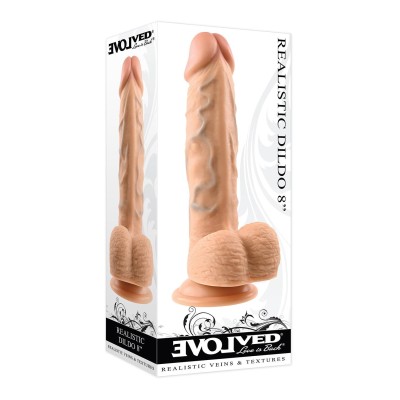 EVOLVED REALISTIC DILDO, LIGHT 20.3 cm EVOLVED REALISTIC DILDO, LIGHT 20.3 cm