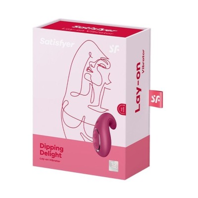 SATISFYER DIPPING DELIGHT AMORA - BORDEA SATISFYER DIPPING DELIGHT AMORA - BORDEA