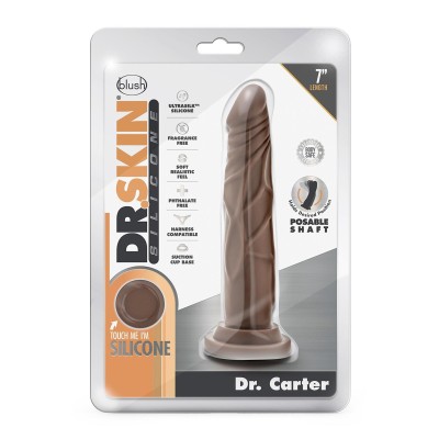 DR. SKIN SILICONE DR. CARTER 7 INCH DONG DR. SKIN SILICONE DR. CARTER 7 INCH DONG