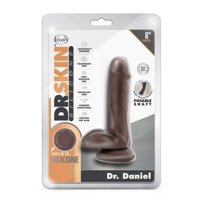 DR. SKIN SILICONE DR. DANIEL 6 INCH DILD DR. SKIN SILICONE DR. DANIEL 6 INCH DILD
