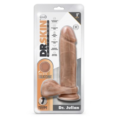 DR. SKIN SILICONE DR. JULIAN 9 INCH DILD DR. SKIN SILICONE DR. JULIAN 9 INCH DILD