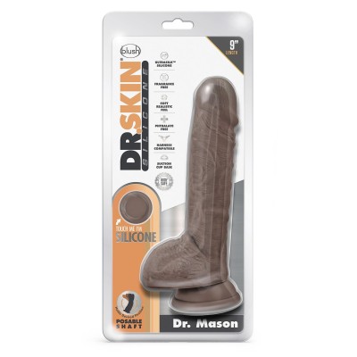 DR. SKIN SILICONE DR. MASON 9 INCH DILDO DR. SKIN SILICONE DR. MASON 9 INCH DILDO