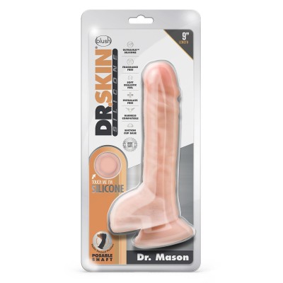 DR. SKIN SILICONE DR. MASON 9 INCH DILDO DR. SKIN SILICONE DR. MASON 9 INCH DILDO