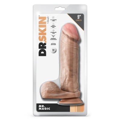 DR. SKIN MR. MAGIC 9 INCH DILDO WITH BAL DR. SKIN MR. MAGIC 9 INCH DILDO WITH BAL