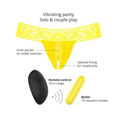 SECRET PANTY 2 - NEON YELLOW SECRET PANTY 2 - NEON YELLOW