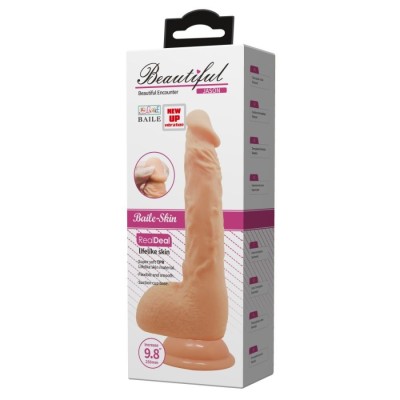 Beautiful Jason 9,8 " Vibrating Dildo Beautiful Jason 9,8 " Vibrating Dildo
