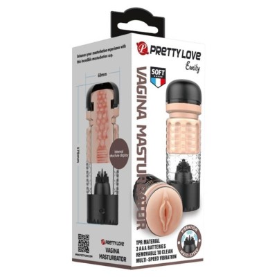 Pretty Love Emily Masturbator Black Pretty Love Emily Masturbator Black