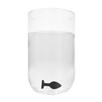Diamond Heart Butt Plug - Regular -Black
