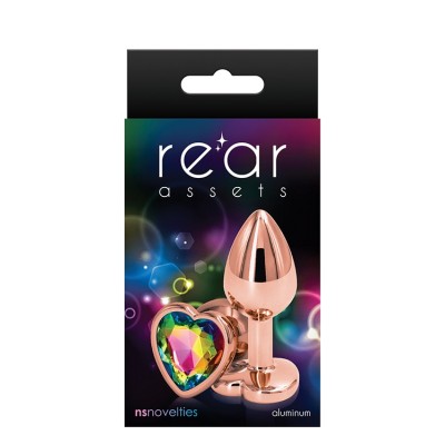 REAR ASSETS ROSE GOLD HEART S RAINBOW REAR ASSETS ROSE GOLD HEART S RAINBOW