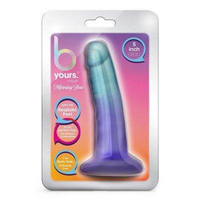 B YOURS MORNING DEW 5 INCH DILDO SAPPHIR B YOURS MORNING DEW 5 INCH DILDO SAPPHIR