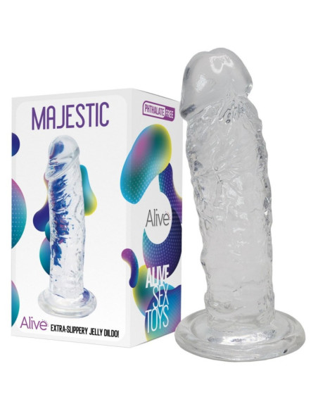 Dildo trasparente - Majestic Jelly