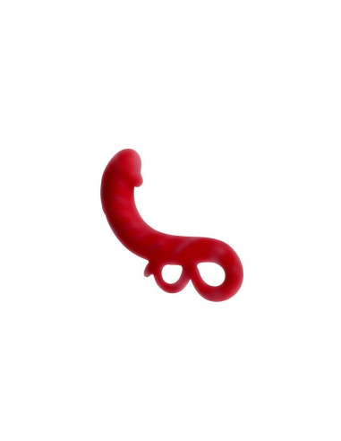 Dildo Bifinger Red in silicone